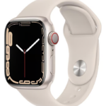 Apple Watch Series 7 (2021) GPS + Cellular 41 mm - Aluminium Starlight - Sport band Starlight