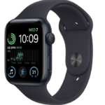 Apple Watch Series SE 2 (2022) GPS 44 mm - Aluminium Midnight - Sport band Black